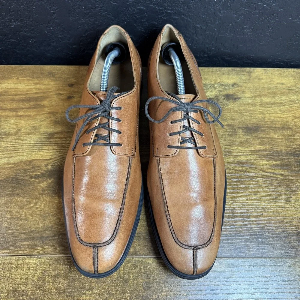 Cole Haan Cambridge C11990 Tan Leather Split Toe Derby Mens‎ Size 11 M